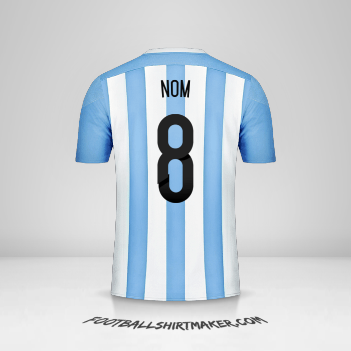 Maillot Argentine 2015 -  nom - 8