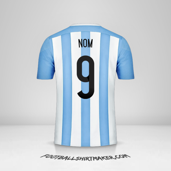 Maillot Argentine 2015 -  nom - 9