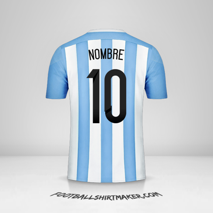 Jersey Argentina 2015 -  nombre - 10