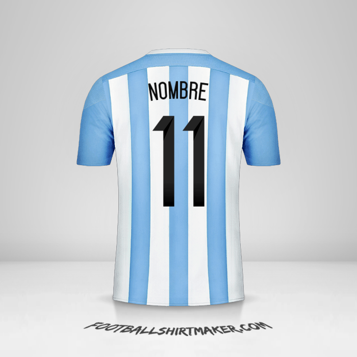 Jersey Argentina 2015 -  nombre - 11