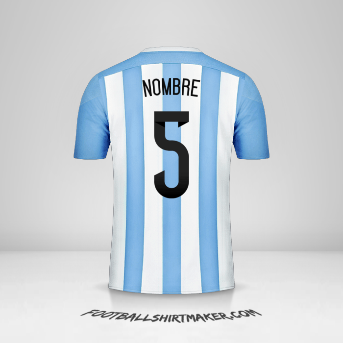 Camiseta Argentina 2015 -  nombre - 5