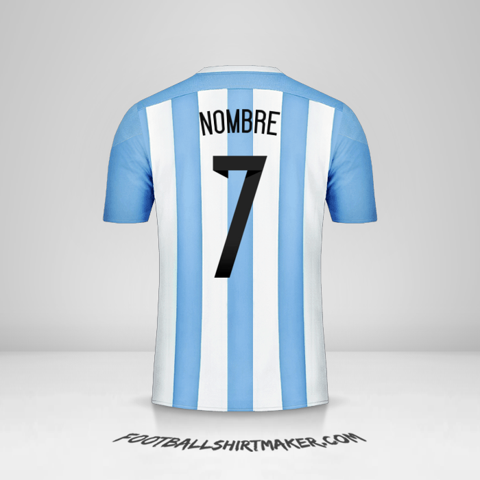 Camiseta Argentina 2015 -  nombre - 7
