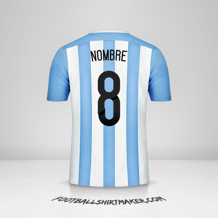 Jersey Argentina 2015 -  nombre - 8