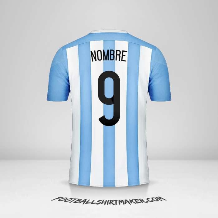 Jersey Argentina 2015 -  nombre - 9