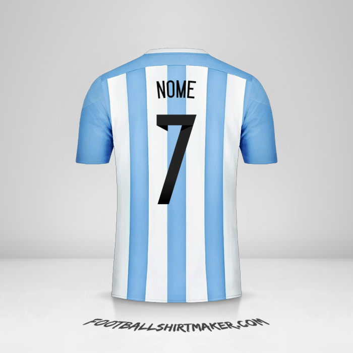 Camisa Argentina 2015 -  nome - 7