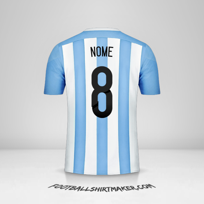 Camisola Argentina 2015 -  nome - 8