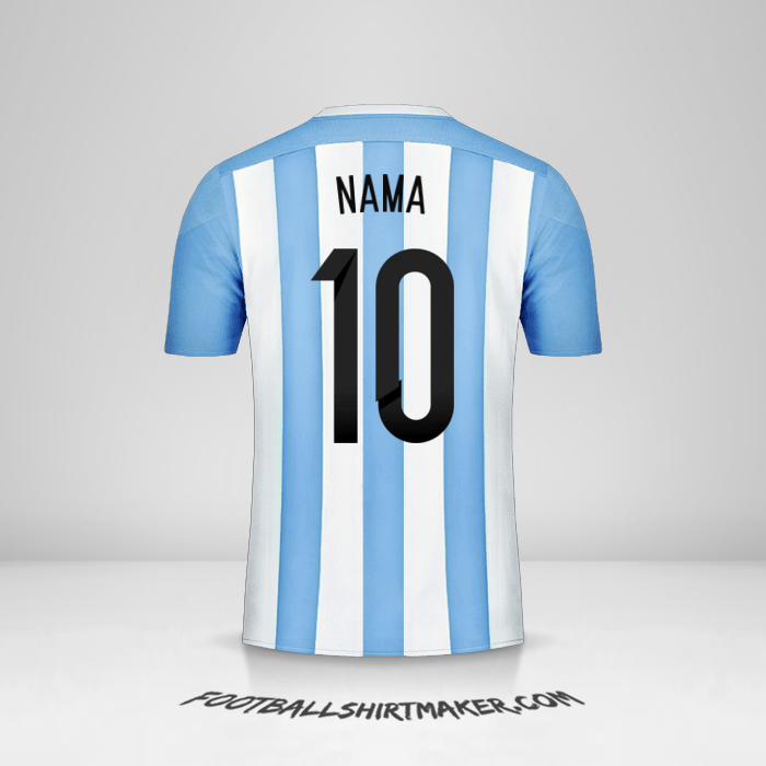Jersey Argentina 2015 -  nama - 10