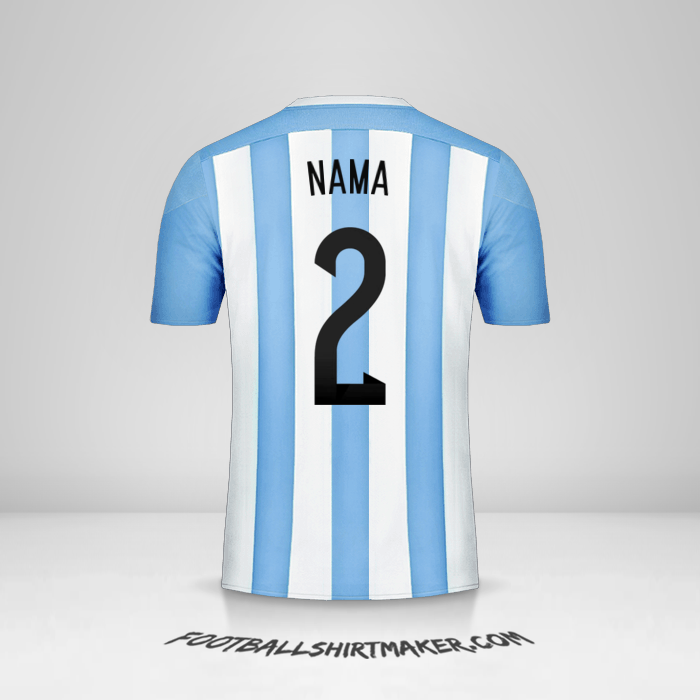 Jersey Argentina 2015 -  nama - 2