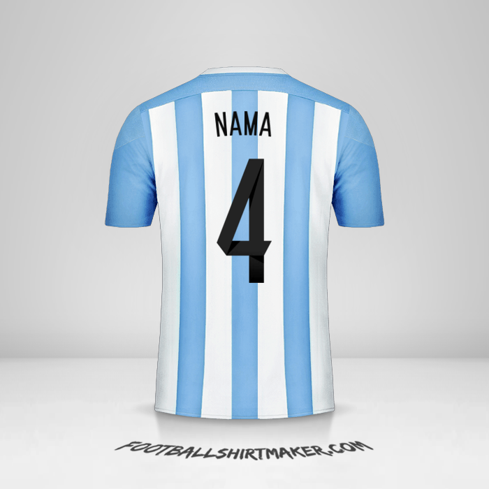 Jersey Argentina 2015 -  nama - 4