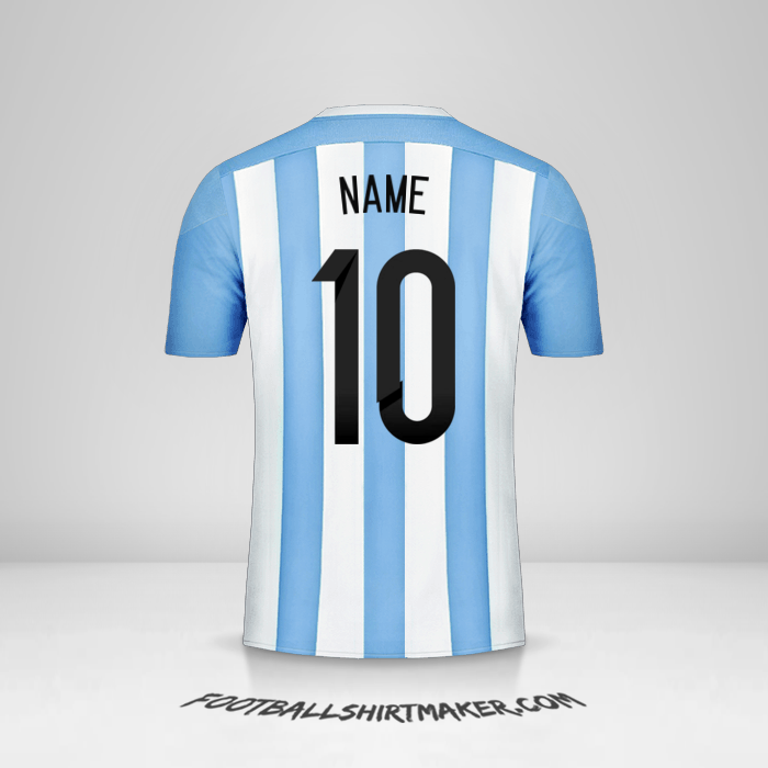 Jersey Argentina 2015 -  name - 10