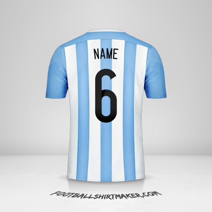 Shirt Argentina 2015 -  name - 6