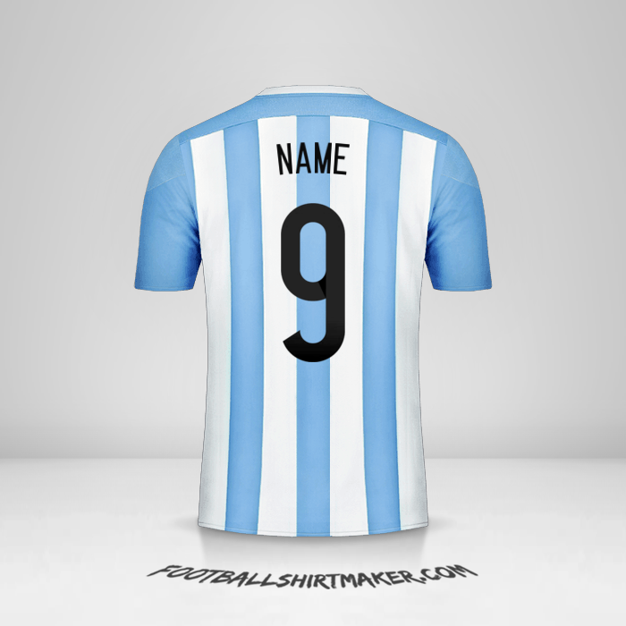 Shirt Argentina 2015 -  name - 9