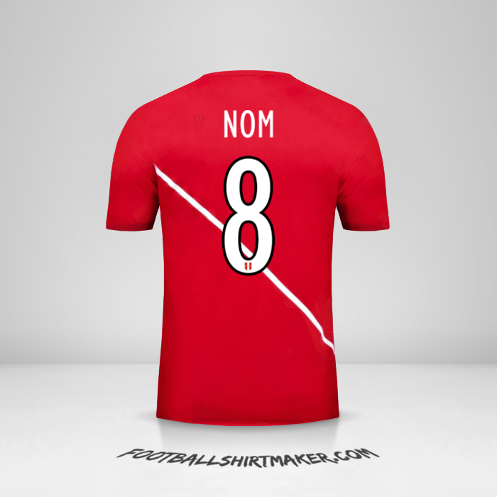 Maillot Pérou 2015/16 Extérieur -  nom - 8