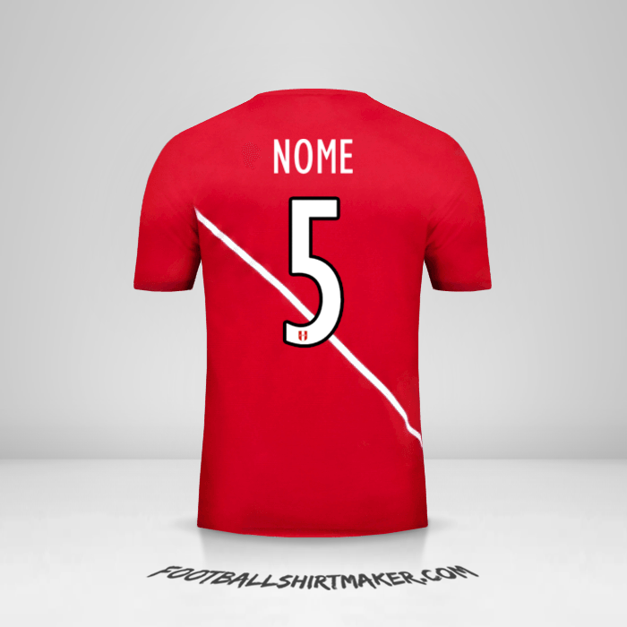 Camisola Peru 2015/16 Alternativa -  nome - 5