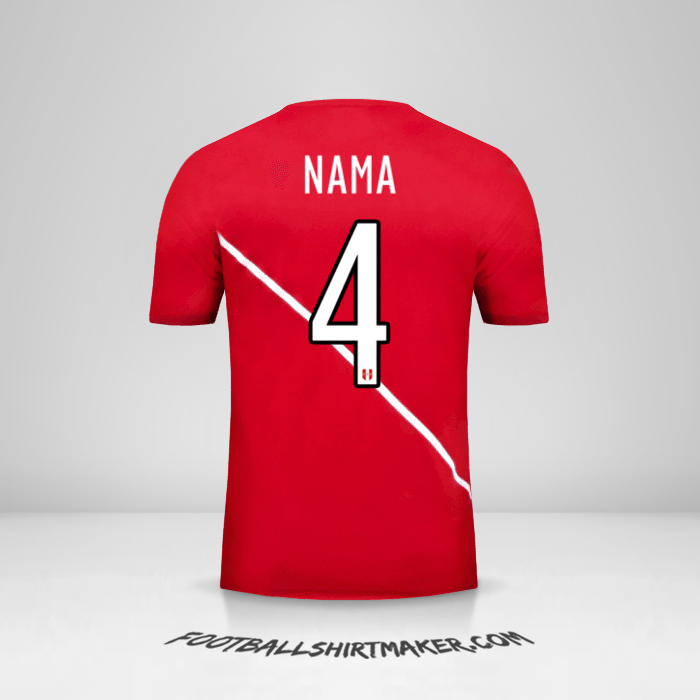 Jersey Peru 2015/16 Alternatif -  nama - 4