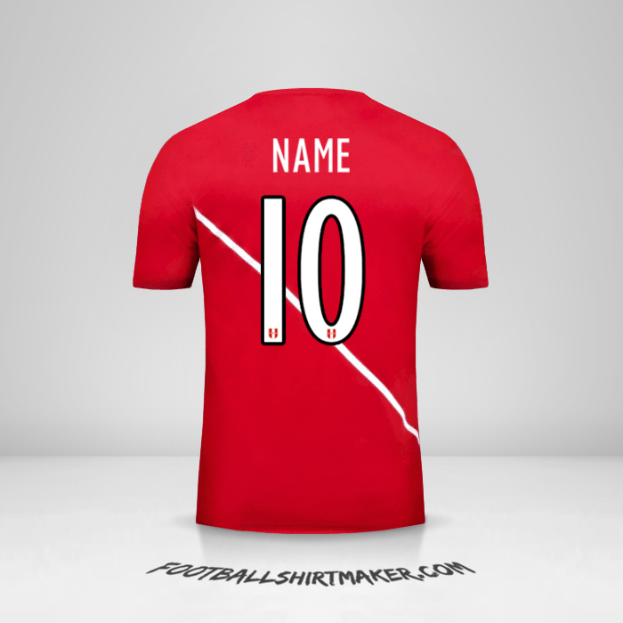 Shirt Peru 2015/16 Away -  name - 10