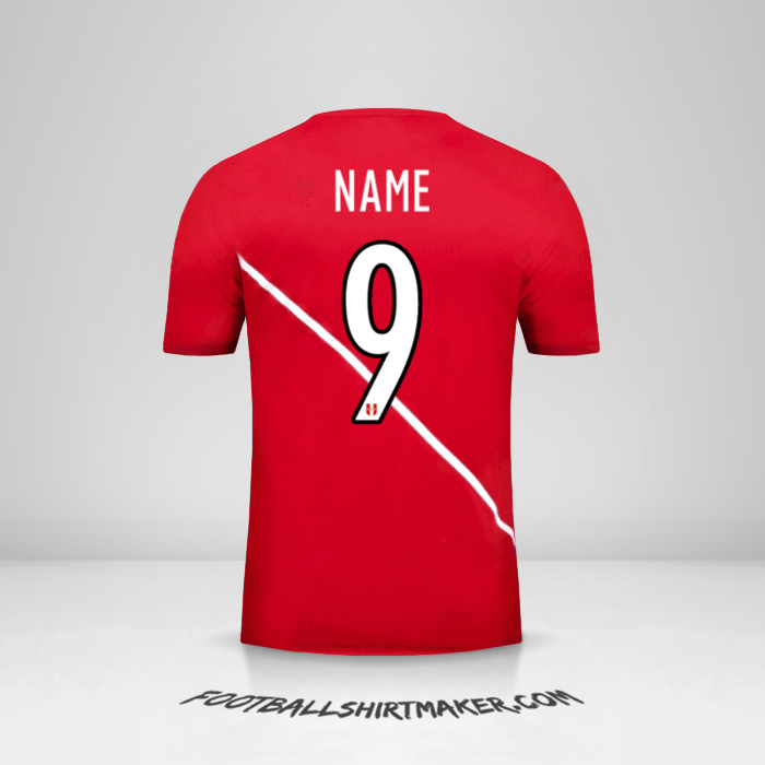 Shirt Peru 2015/16 Away -  name - 9