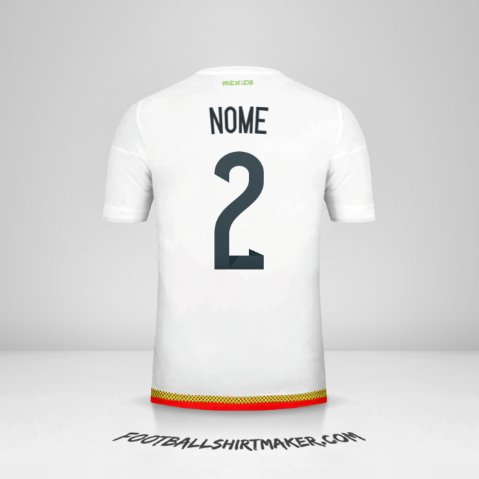Camisa México 2015/16 Alternativa -  nome - 2
