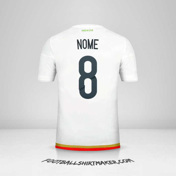 Maglia Messico 2015/16 Seconda -  nome - 8