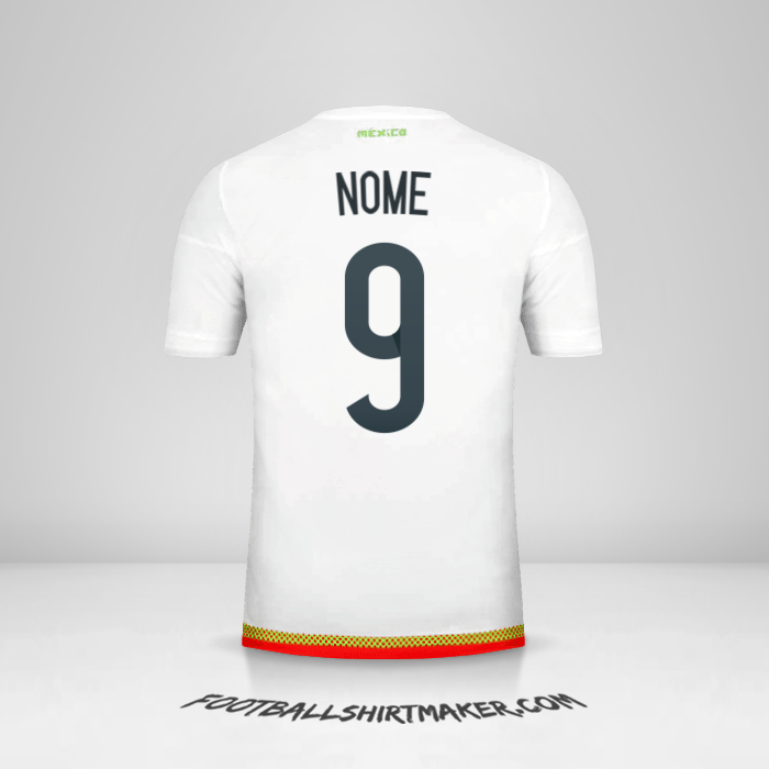 Camisa México 2015/16 Alternativa -  nome - 9