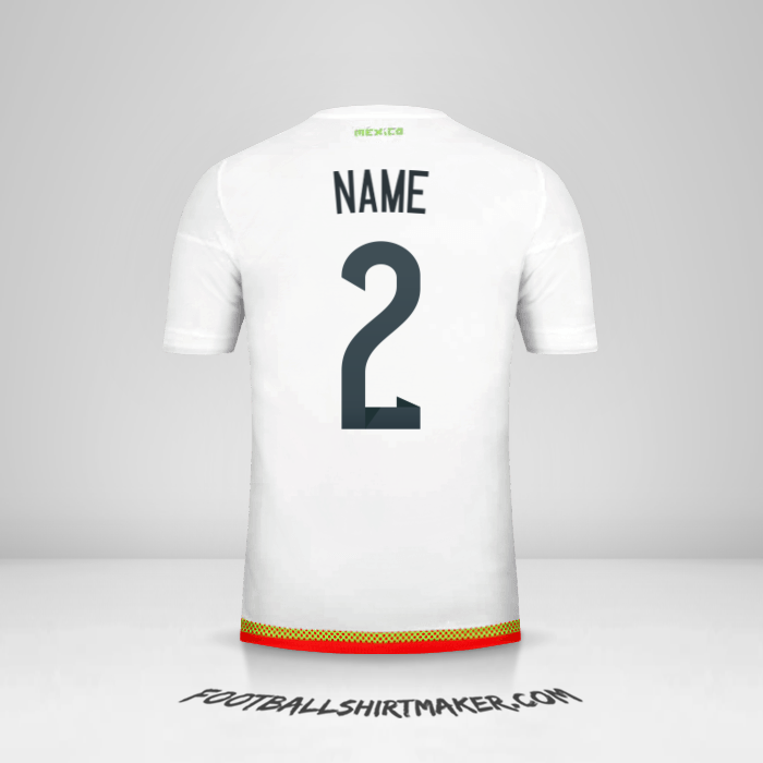 Shirt Mexico 2015/16 Away -  name - 2