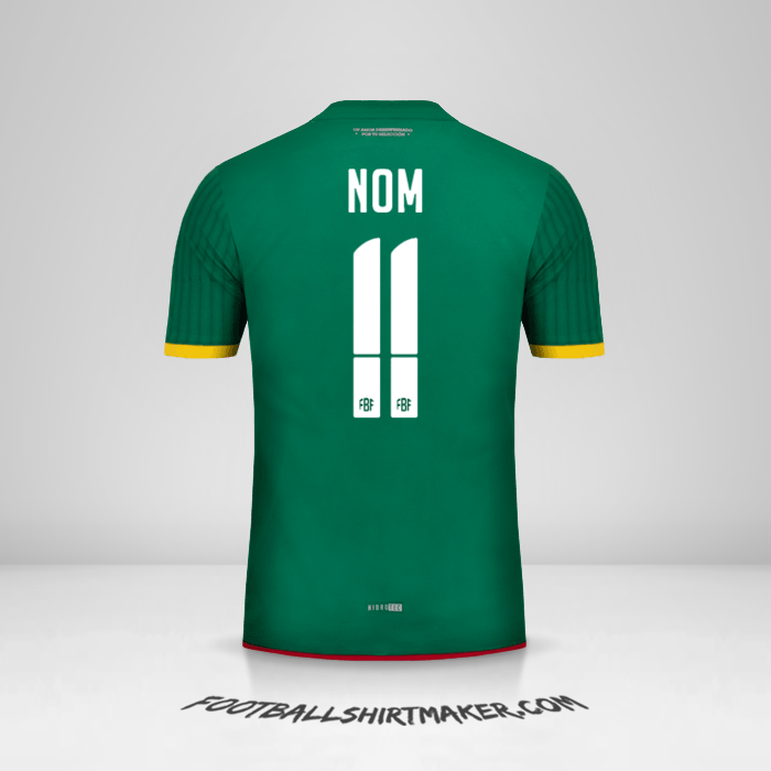 Maillot Bolivie 2015 -  nom - 11