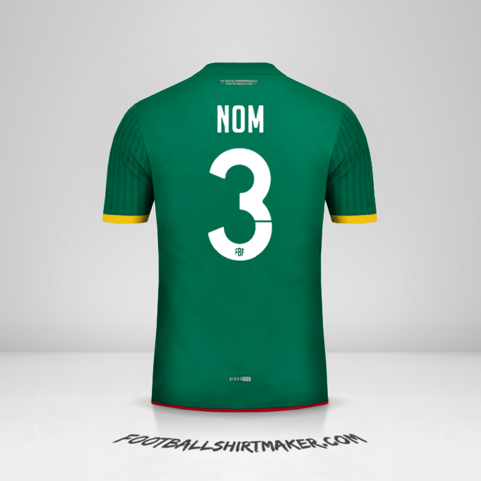 Maillot Bolivie 2015 -  nom - 3