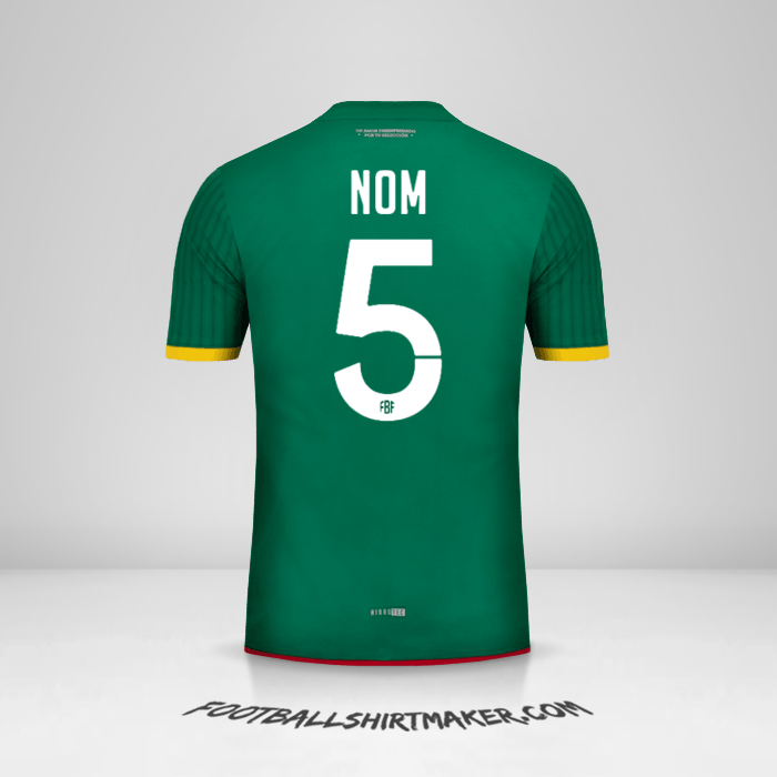 Maillot Bolivie 2015 -  nom - 5