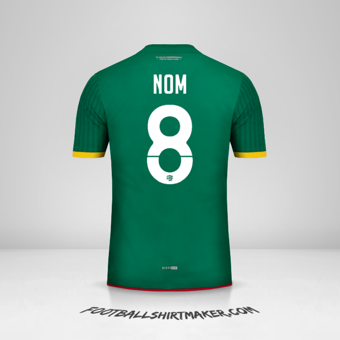Maillot Bolivie 2015 -  nom - 8