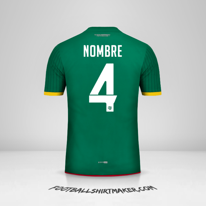 Jersey Bolivia 2015 -  nombre - 4