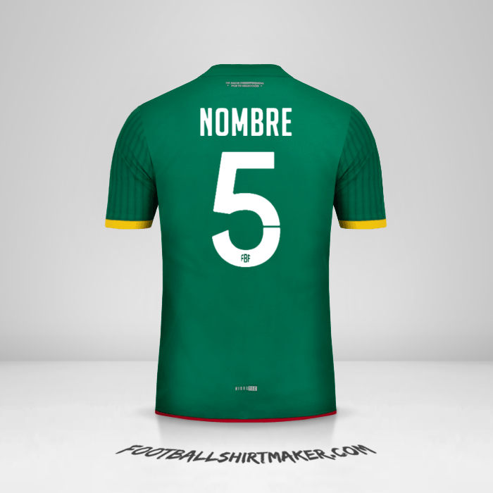 Jersey Bolivia 2015 -  nombre - 5