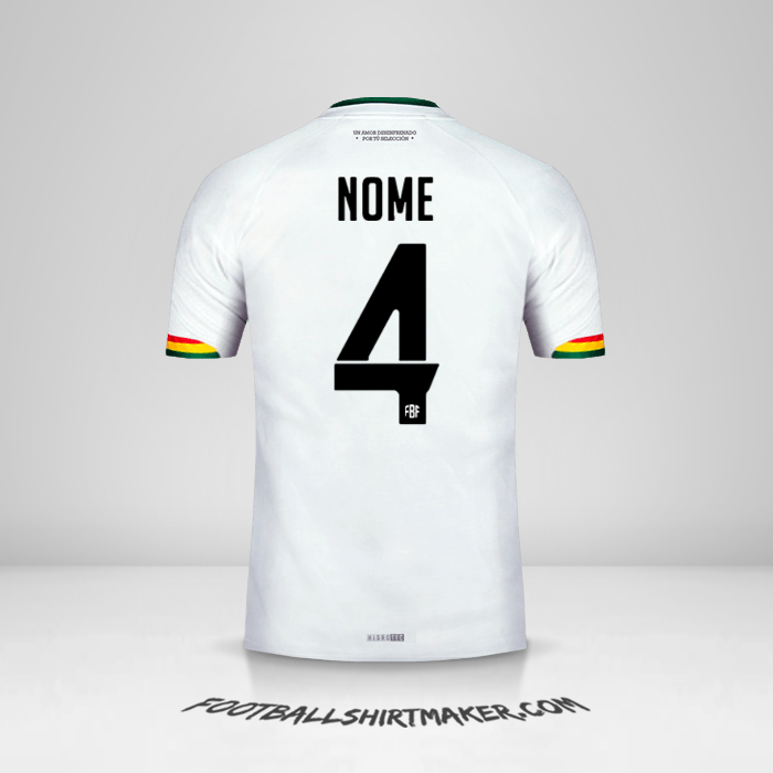 Maglia Bolivia 2015 Seconda -  nome - 4
