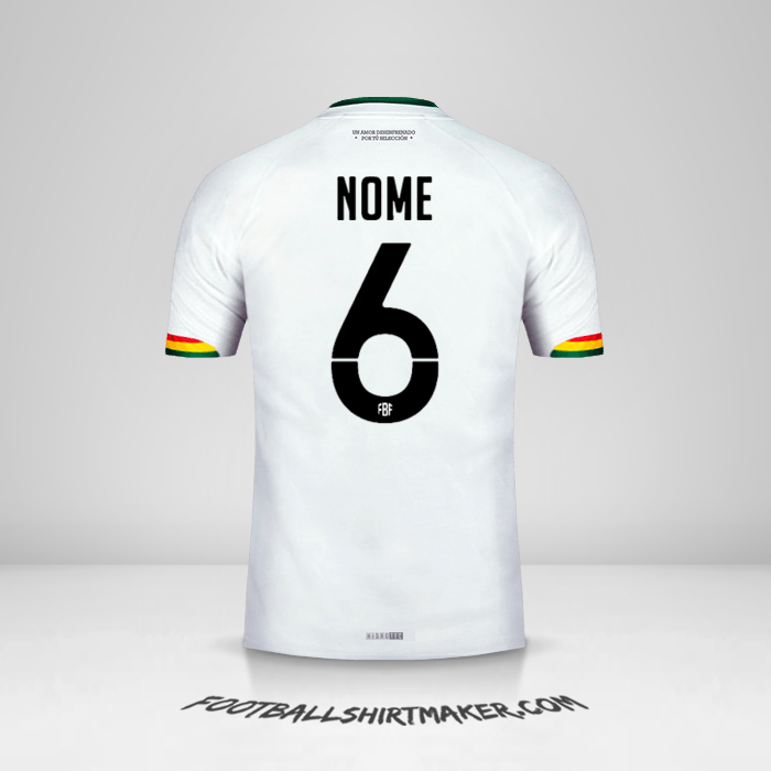 Maglia Bolivia 2015 Seconda -  nome - 6