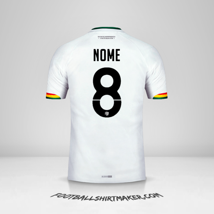 Maglia Bolivia 2015 Seconda -  nome - 8