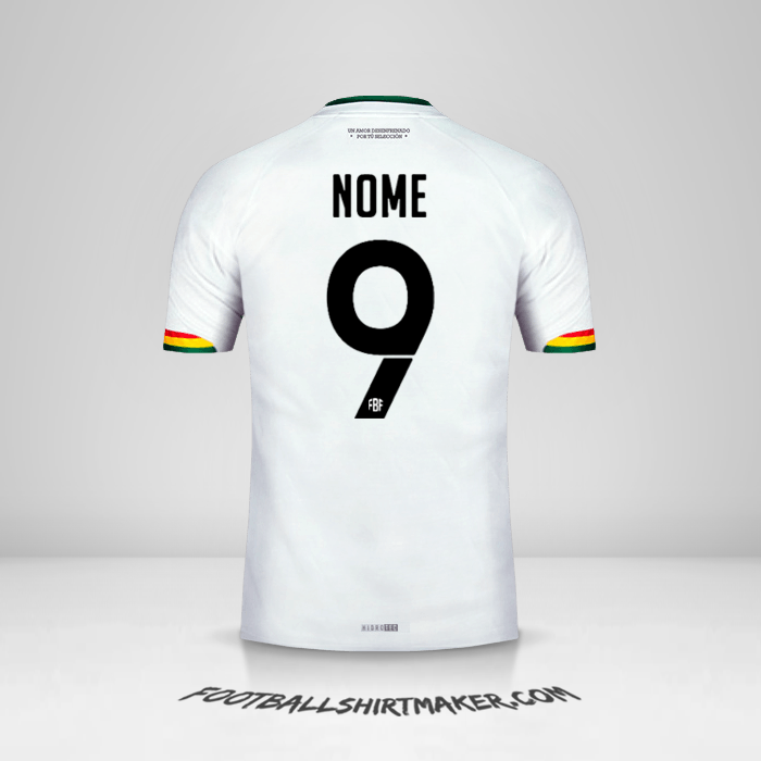 Camisa Bolívia 2015 Alternativa -  nome - 9