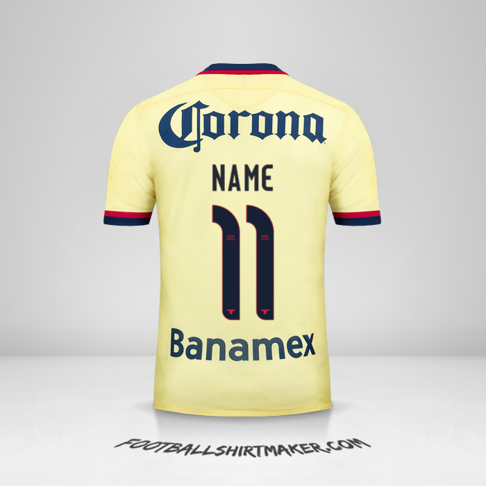 Trikot Club America 2015/16 -  name - 11