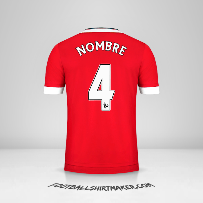 Jersey Manchester United 2015/16 -  nombre - 4