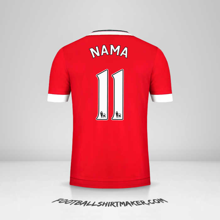 Jersey Manchester United 2015/16 -  nama - 11