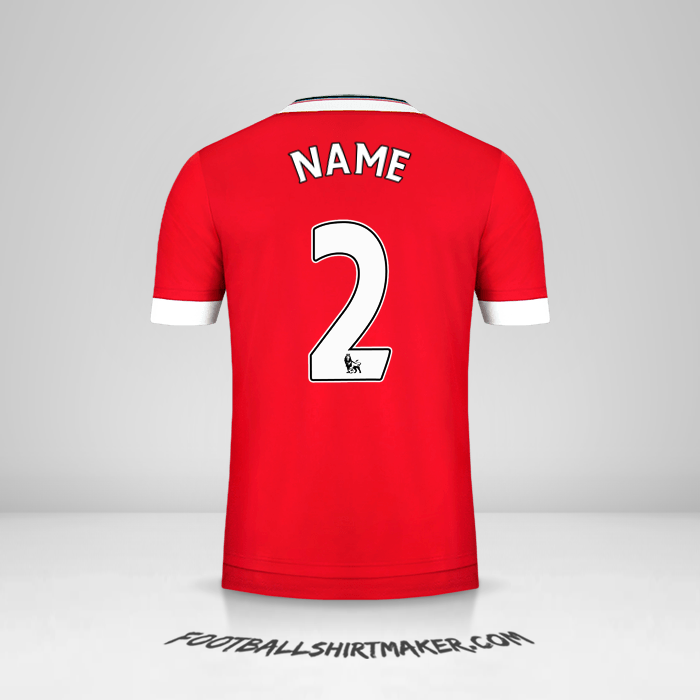 Jersey Manchester United 2015/16 -  name - 2