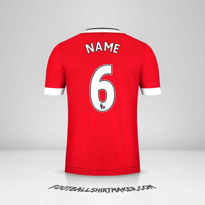 Jersey Manchester United 2015/16 -  name - 6