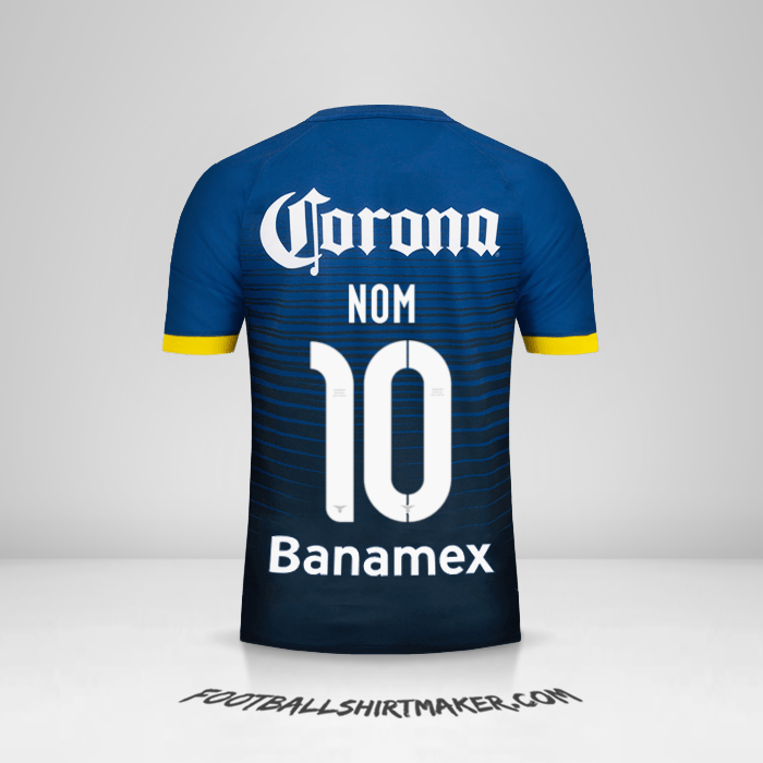 Maillot Club America 2015/16 Extérieur -  nom - 10