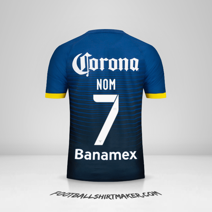 Maillot Club America 2015/16 Extérieur -  nom - 7