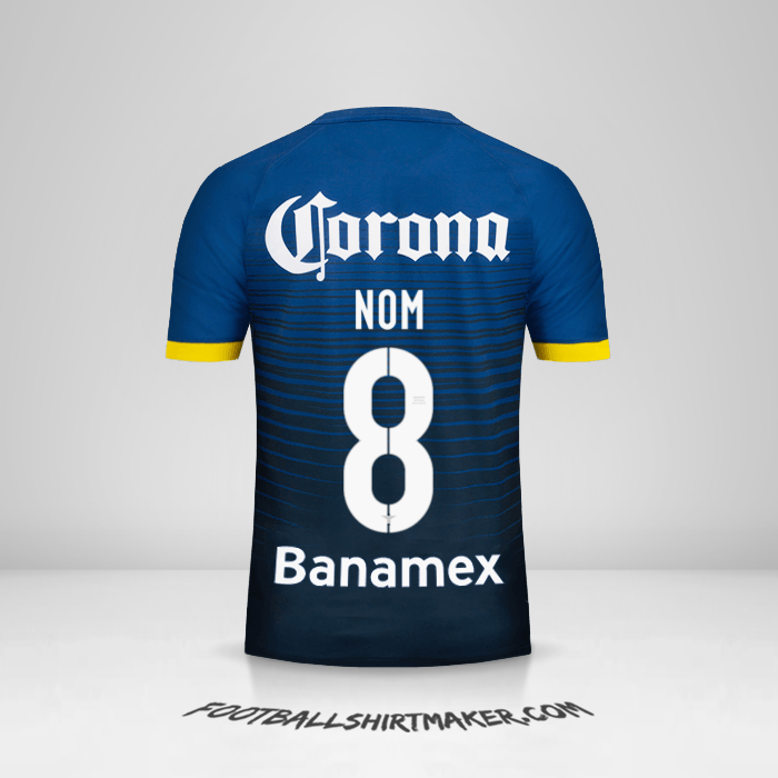 Maillot Club America 2015/16 Extérieur -  nom - 8
