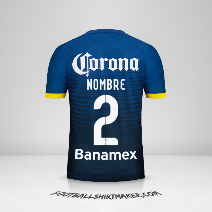 Jersey Club America 2015/16 Visita -  nombre - 2
