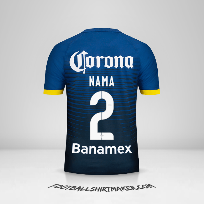 Jersey Club America 2015/16 Alternatif -  nama - 2