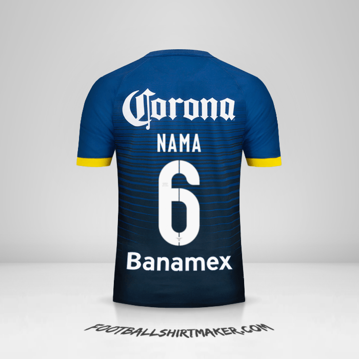 Jersey Club America 2015/16 Alternatif -  nama - 6