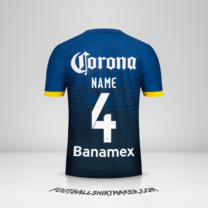 Jersey Club America 2015/16 Away -  name - 4