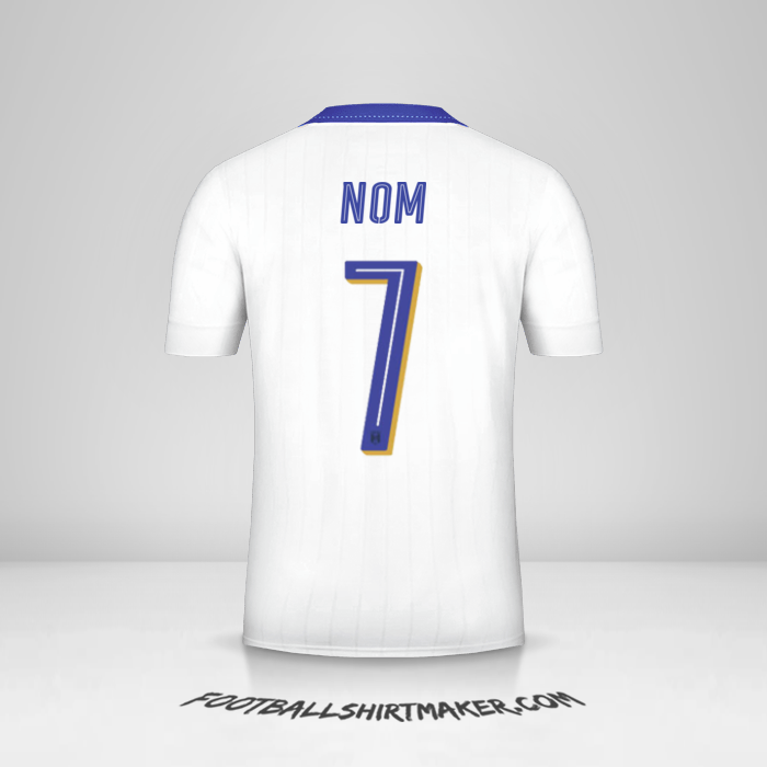 Maillot Italie 2016 Extérieur -  nom - 7