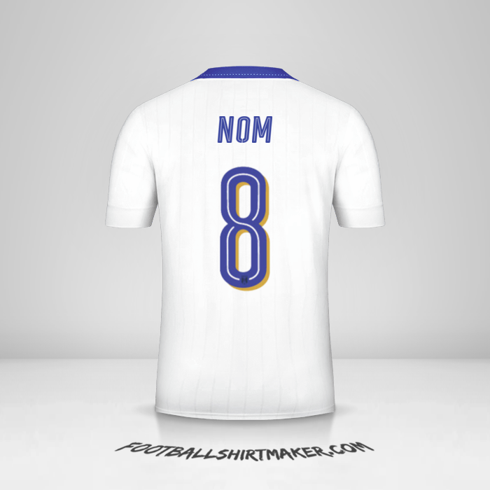 Maillot Italie 2016 Extérieur -  nom - 8