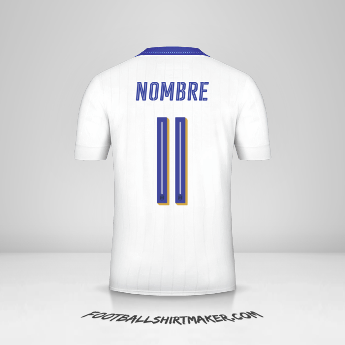 Camiseta Italia 2016 Visita -  nombre - 11